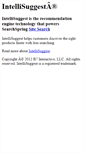 Mobile Screenshot of intellisuggest.com
